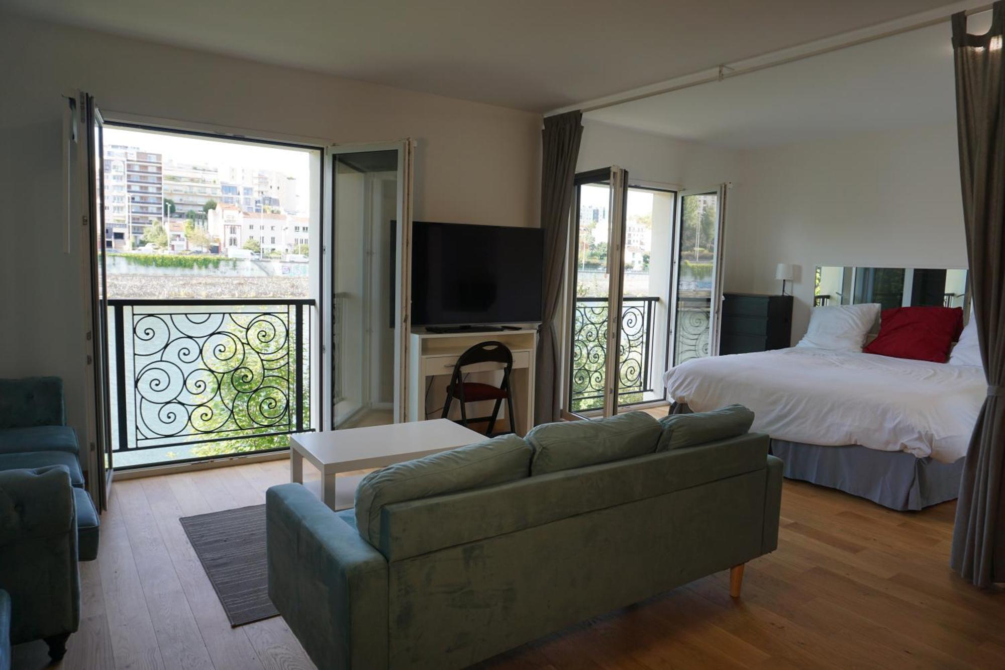 Residences Grande Jatte, Bord De Seine, Suites 52M2 A 97M2, Hopital Americain A 600M 塞纳河畔讷伊 外观 照片